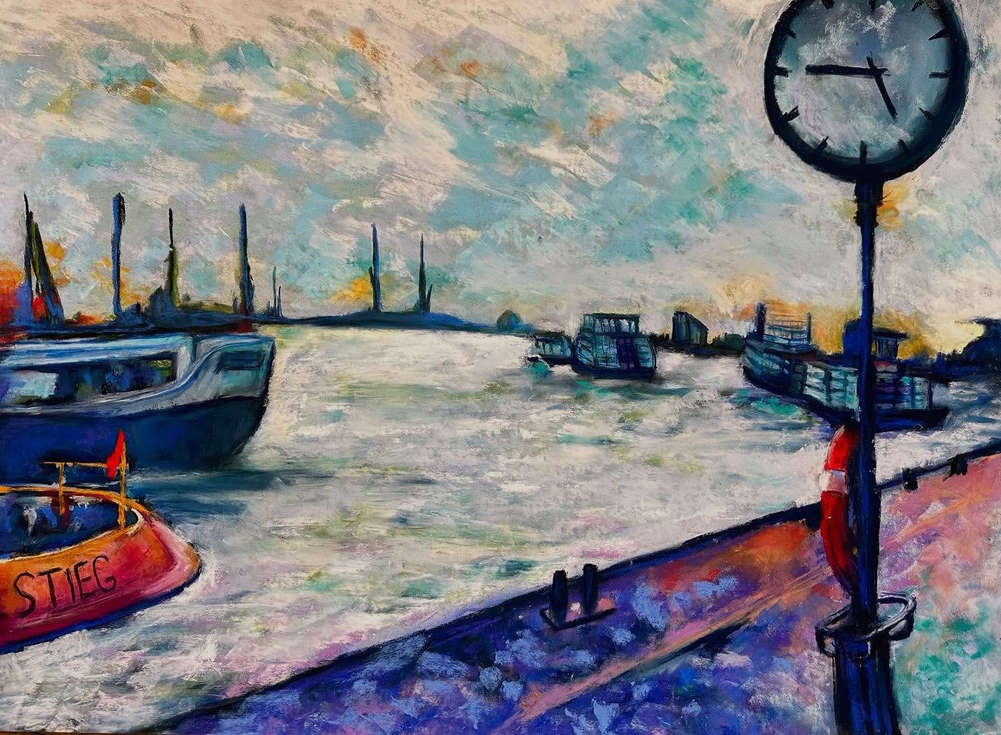 Between Tide and Fish – Hamburg’s Morning